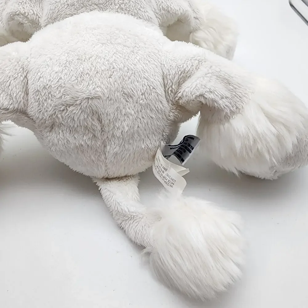 Vintage Ganz White French Poodle Plush Toy 14